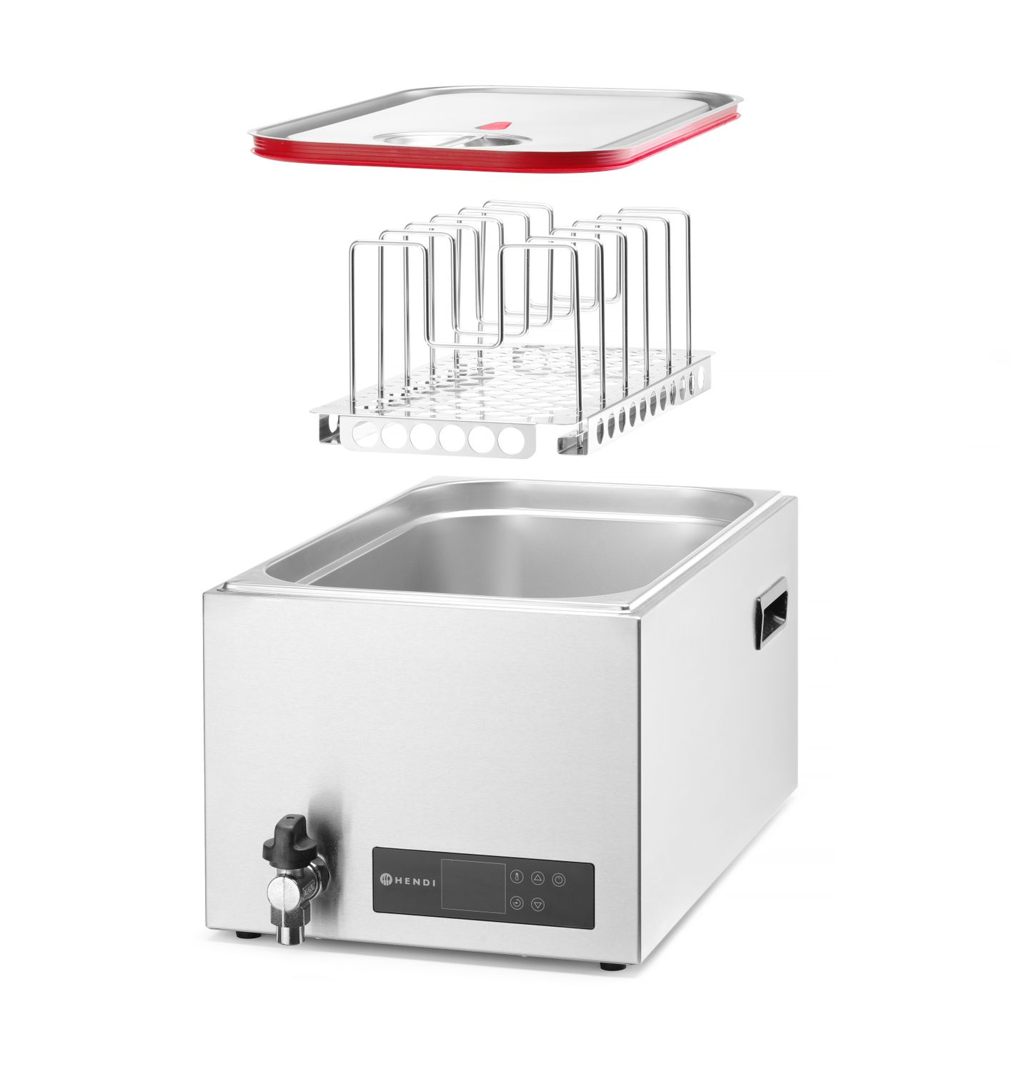 Zariadenie Sous Vide GN 1/1, HENDI, 20L, 230V/600W, 350x680x(H)275mm HE 225448