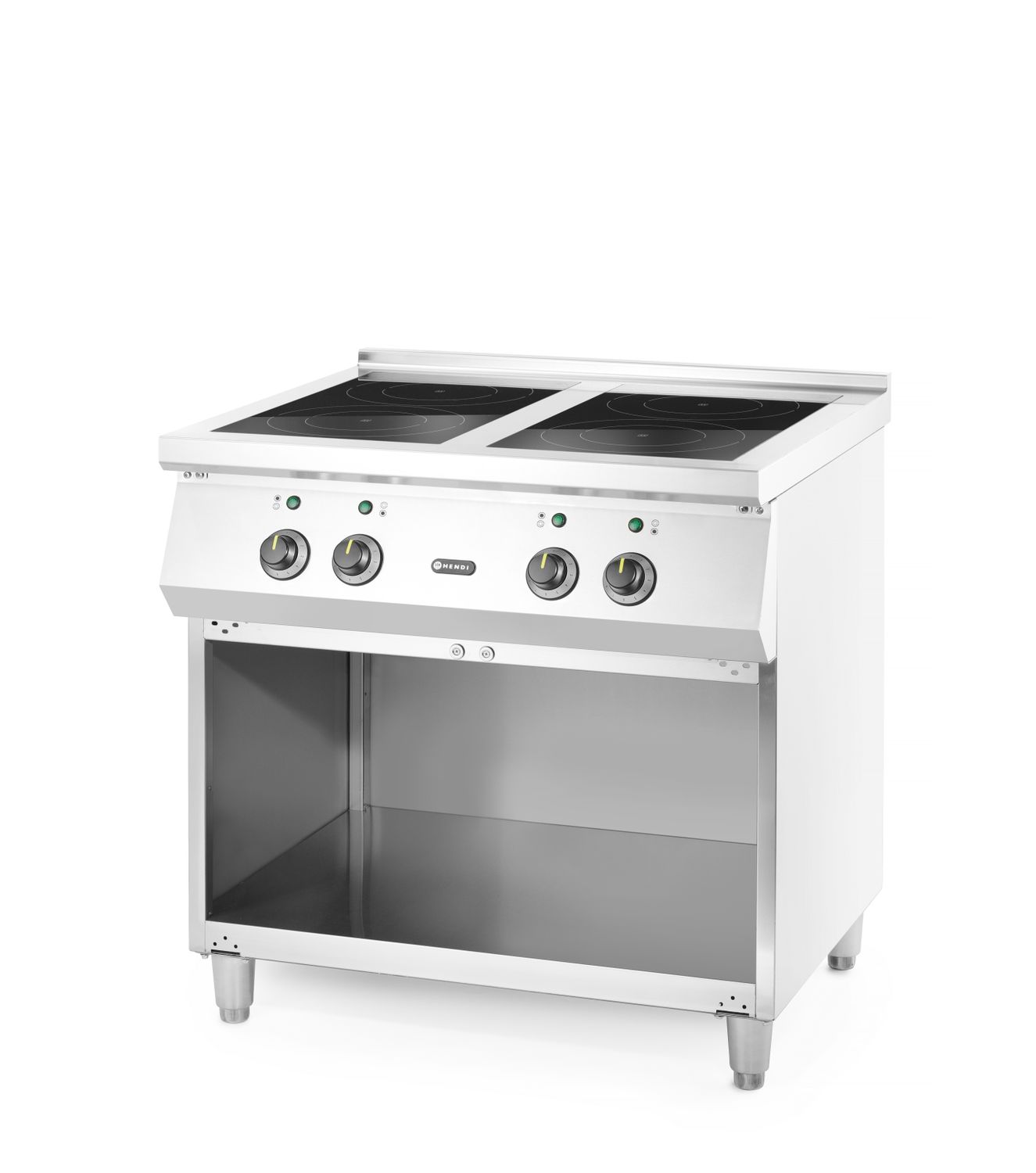 Indukčný varič so 4 varnými zónami, HENDI, 400V/17000W, 800x720x(H)854mm Kod: 237687