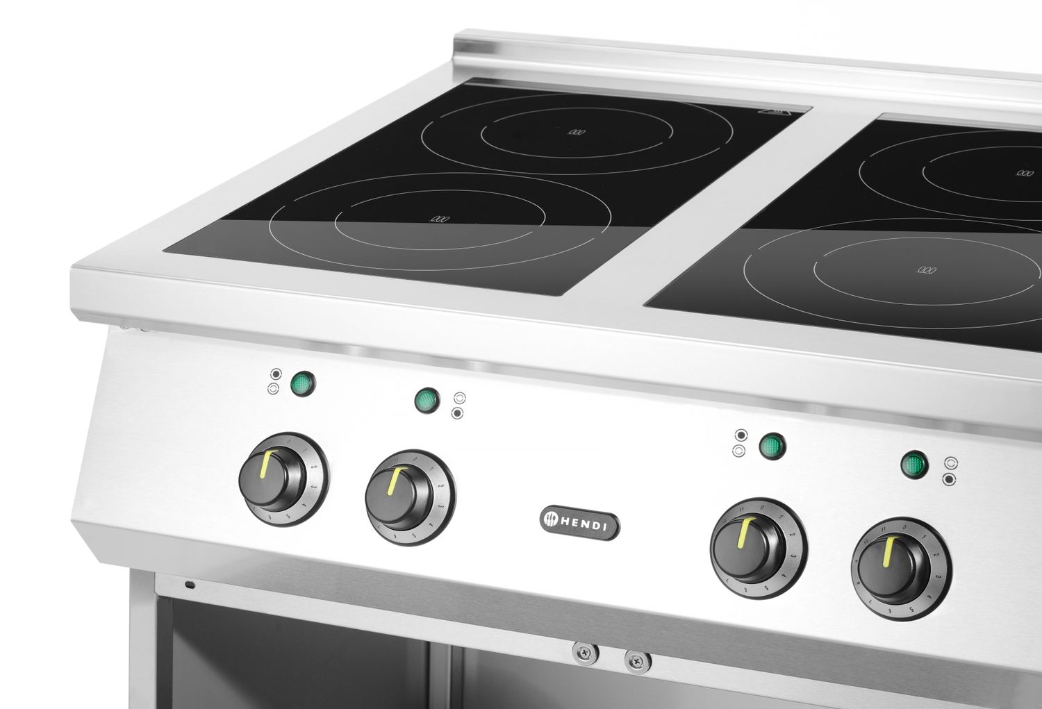 Indukčný varič so 4 varnými zónami, HENDI, 400V/17000W, 800x720x(H)854mm Kod: 237687