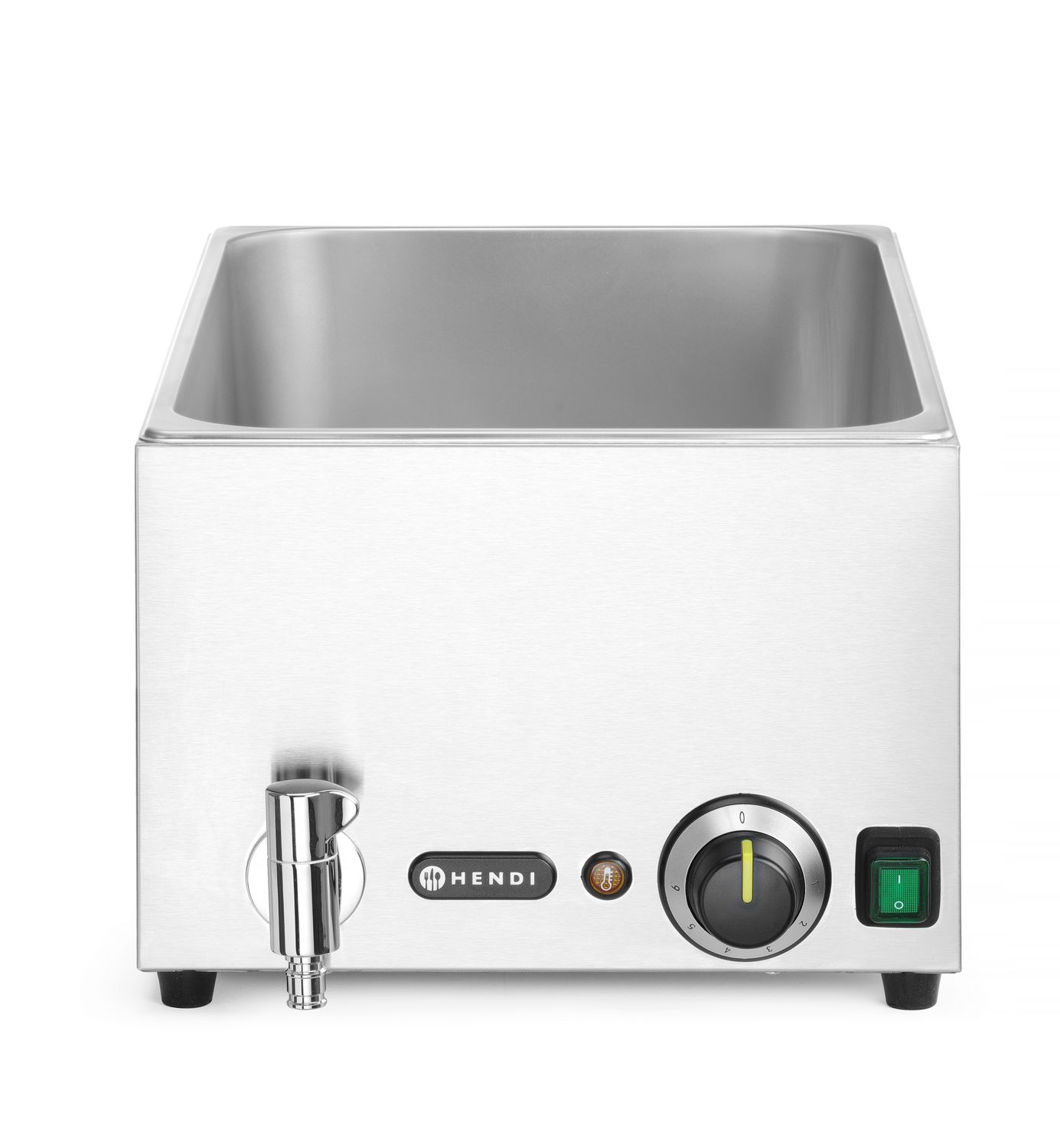 Ranger Ohrievač Bain-Marie s odtokovým kohútikom, HENDI, GN 1/1, 230V/1000W, 576x334x(H)241mm 238912