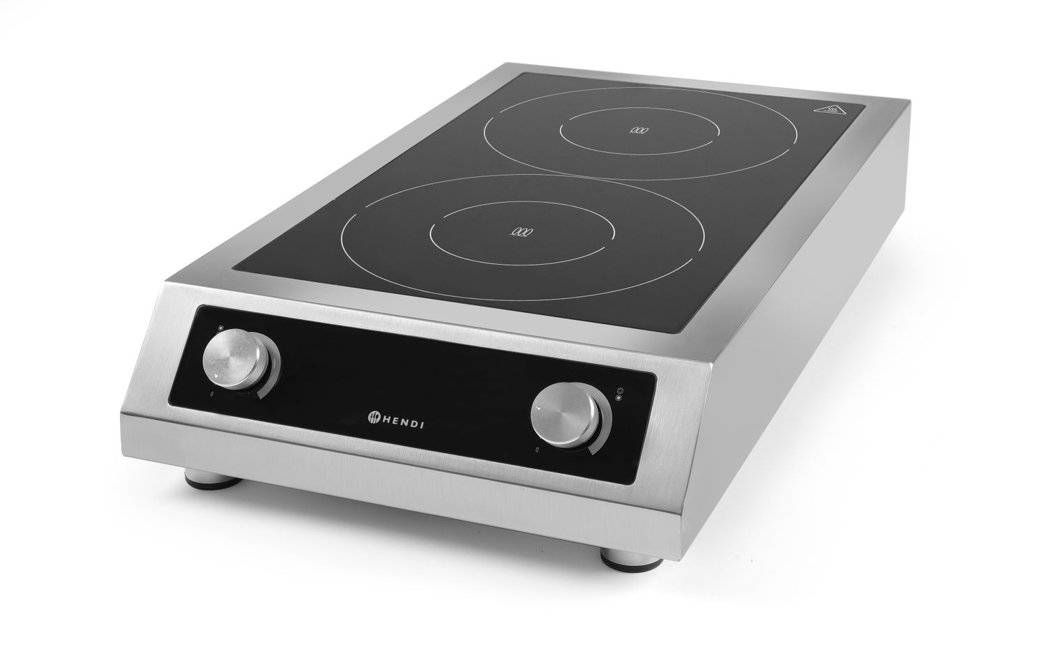 Dvojitý indukčný varič model 7000, HENDI, Profi Line, 400V/7000W, 405x700x(H)145mm 239346