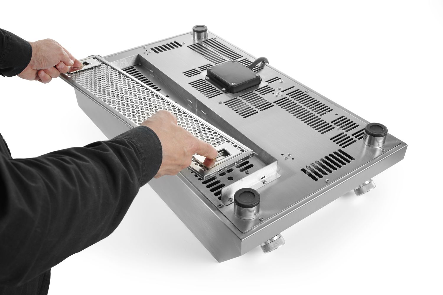 Dvojitý indukčný varič model 7000, HENDI, Profi Line, 400V/7000W, 405x700x(H)145mm 239346