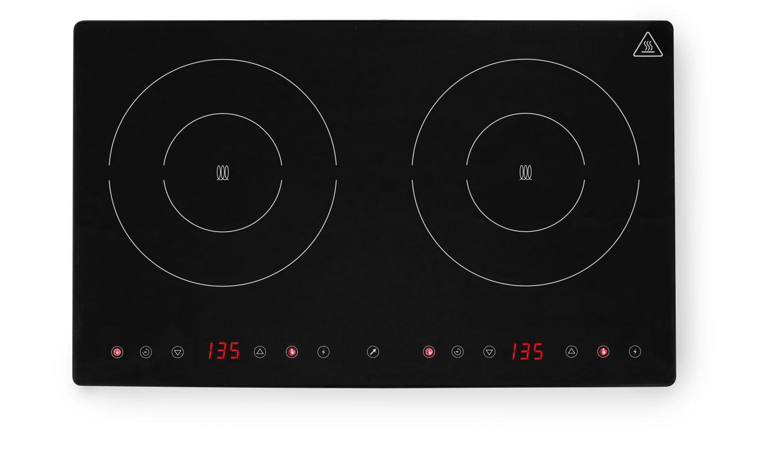 Indukčný varič dvojitý, HENDI, Kitchen Line, 230V/3500W, 608x405x(H)54mm 239414