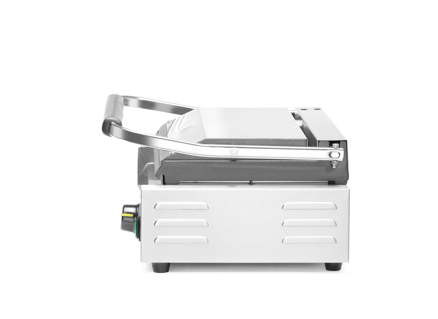 Kontaktný gril Panini, HENDI, drážkovaný vrch a hladké dno, 230V/2200W, 430x370x(H)210mm PANINI 263662