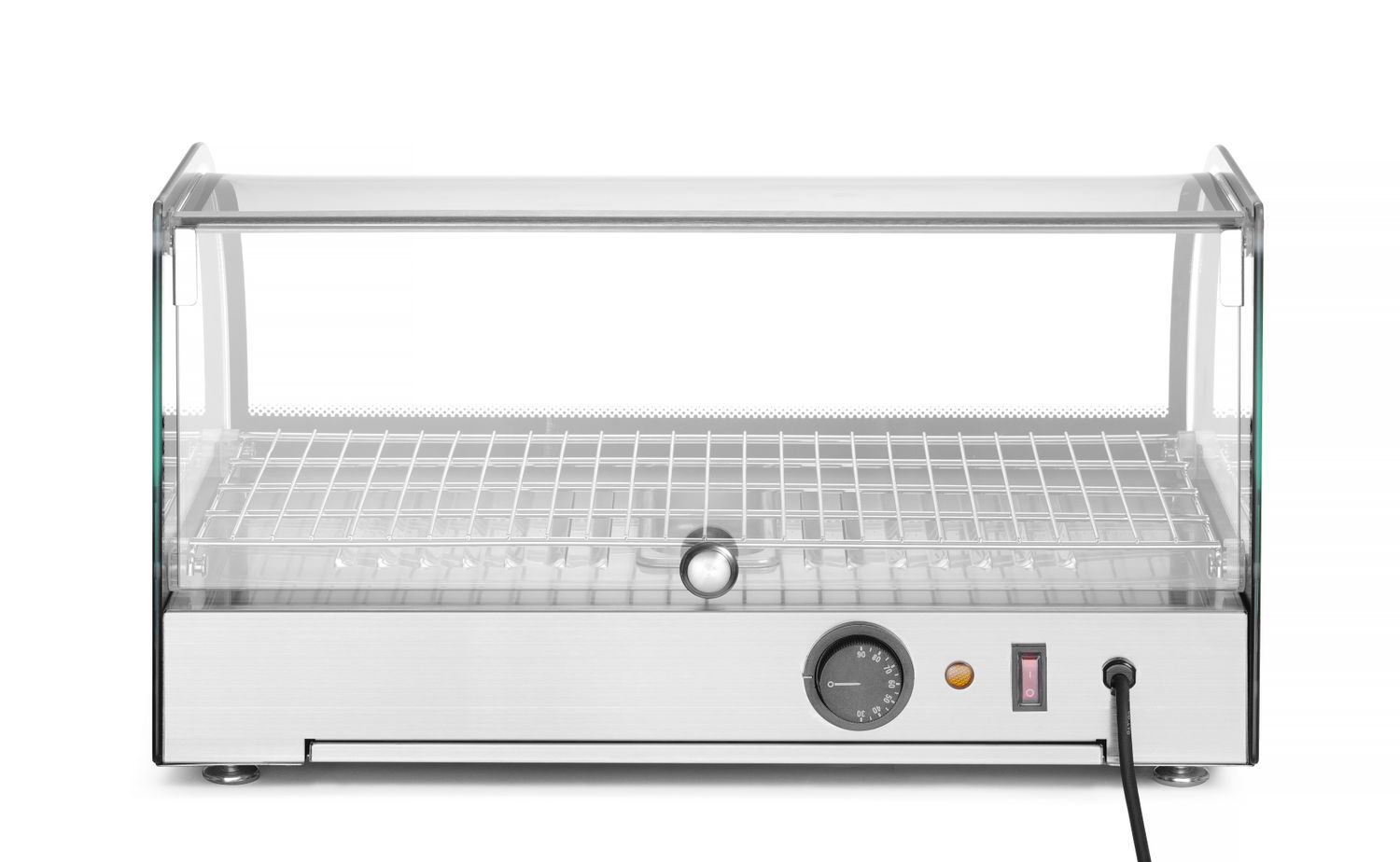 Vyhrievaný pultový displej, HENDI, jedno úrovňová, Čierna, 220-240V/800W, 554x376x(H)311mm 273982
