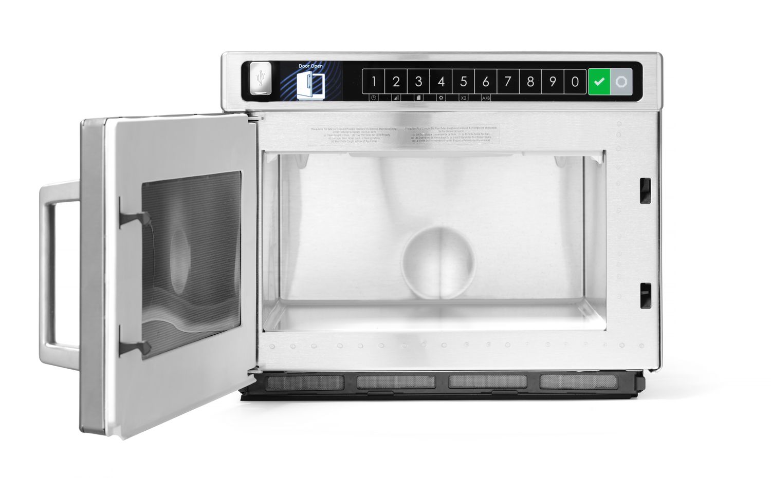 Mikrovlnná rúra MENUMASTER 17L, 100 programov, 2 magnetrony, 2300W/1400 W