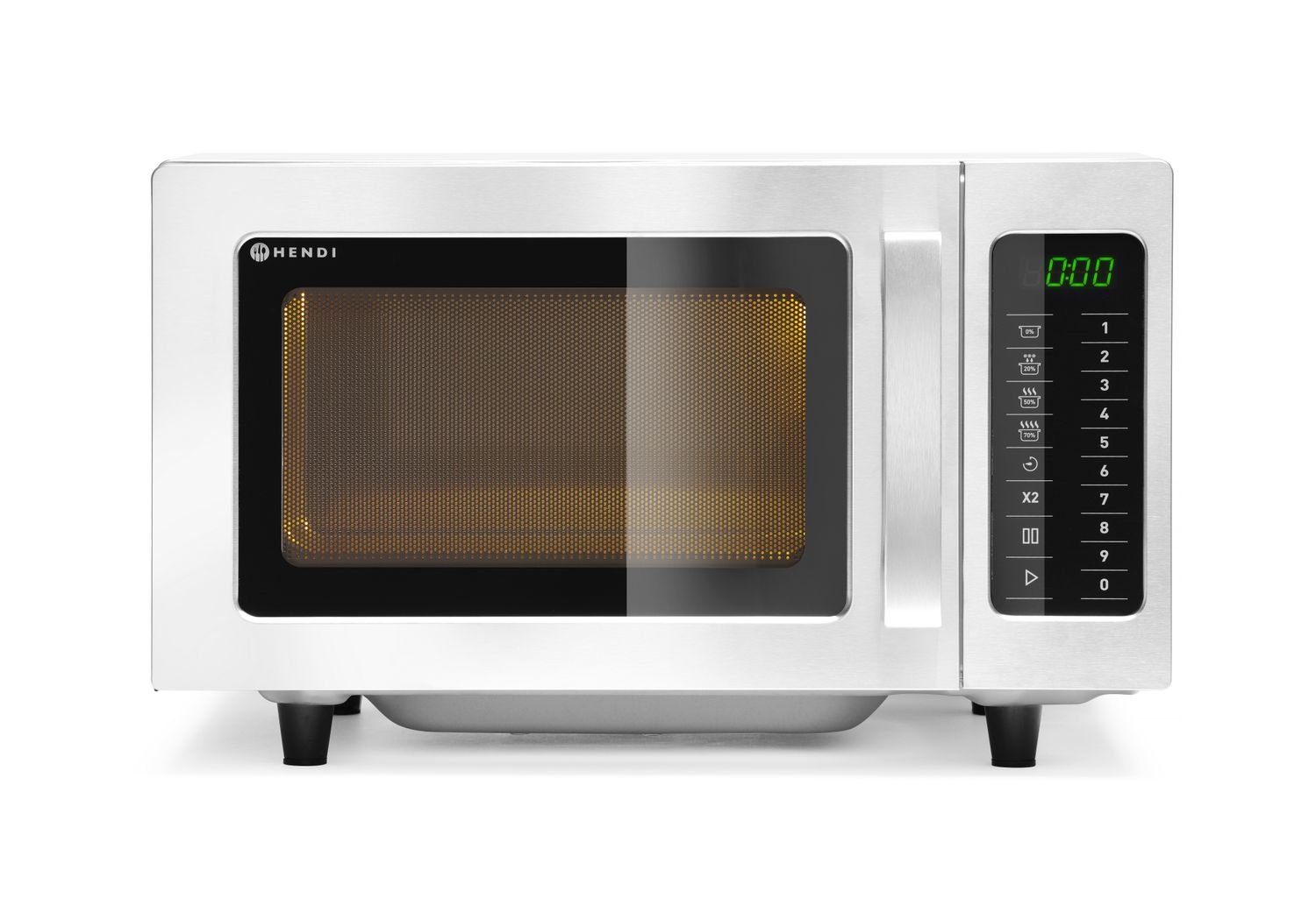 Mikrovlnná rúra s možnosťou programovania 1000 W, HENDI, 23L, 230V/1550W, 509x572x(H)306mm s možnosťou programovania , Kód: 281444