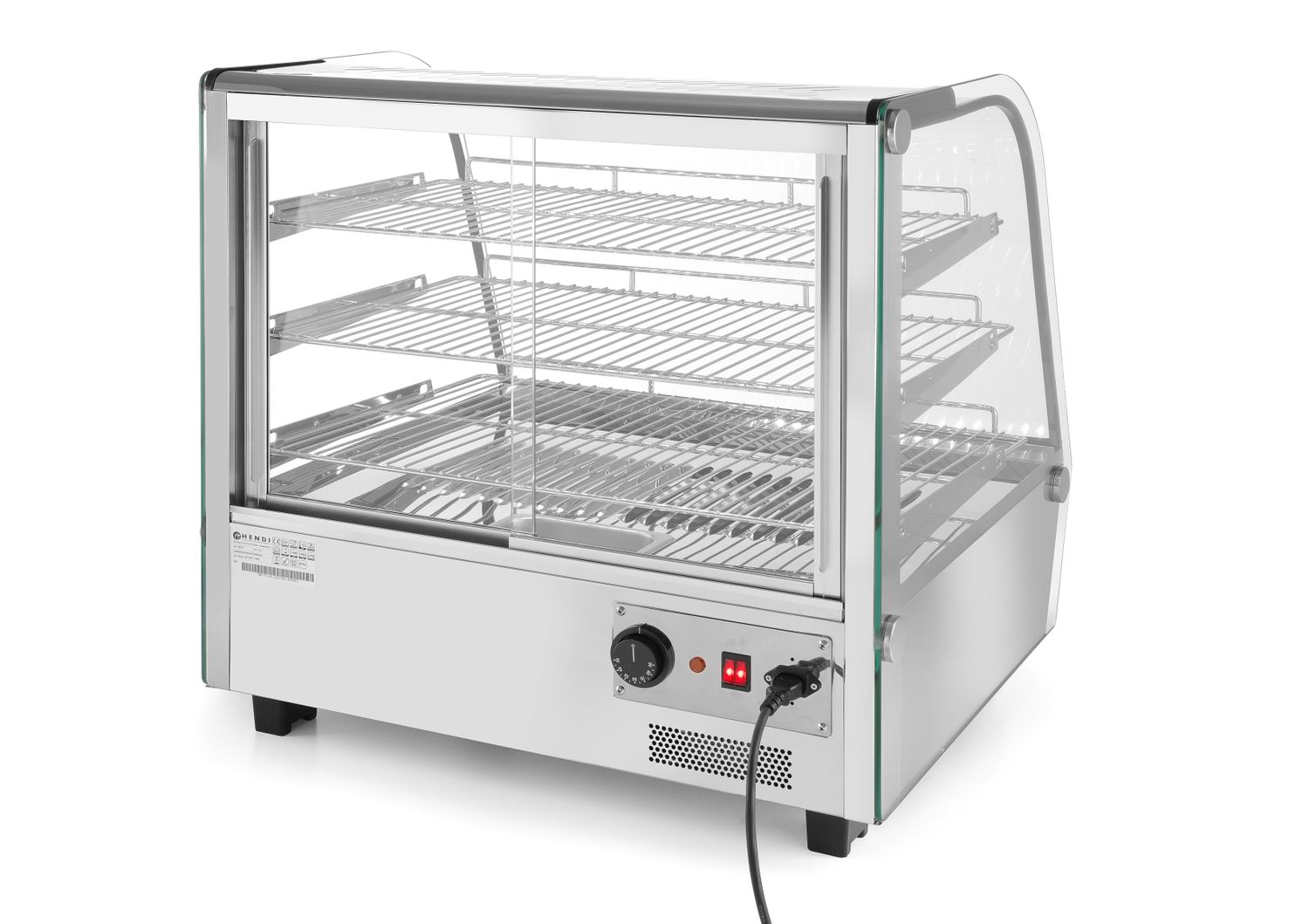 Vyhrievaný pultový displej, HENDI, 120 litrov, 230V/1100W, 685x575x(H)680mm 233726