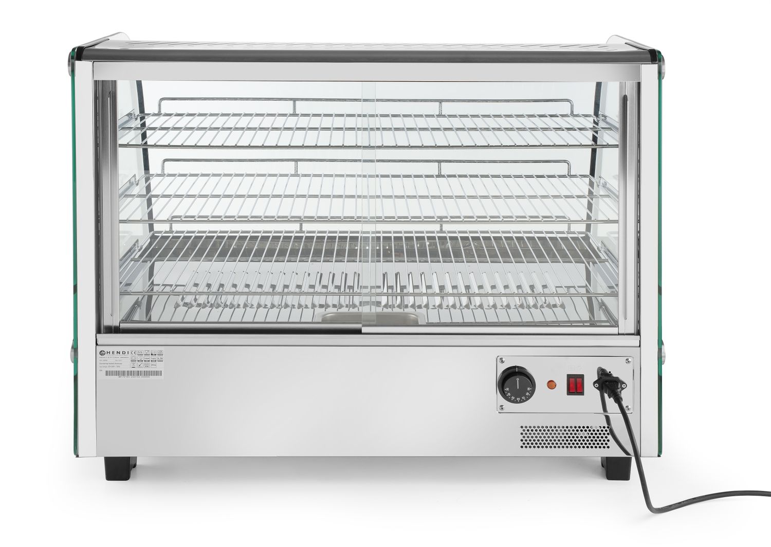 Vyhrievaný pultový displej, HENDI, 160 litrov, 230V/1500W, 885x570x(H)680mm 233733