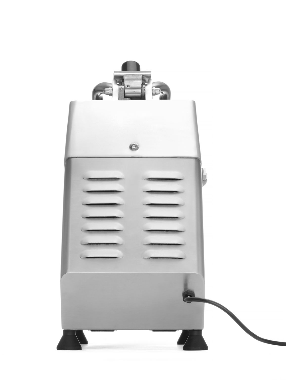 Elektrický krájač s veľkým vkladacím otvorom so súpravou 5 kotúčov, HENDI, 230V/750W, 574x250x(H)472mm vysokozáťažový 231852