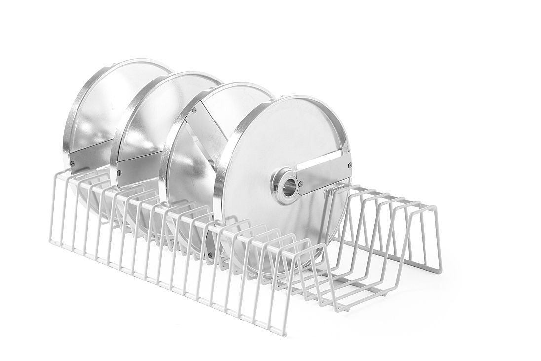 Stojan na 18 kotúčov pre krájače zeleniny, HENDI, 400x250x(H)90mm