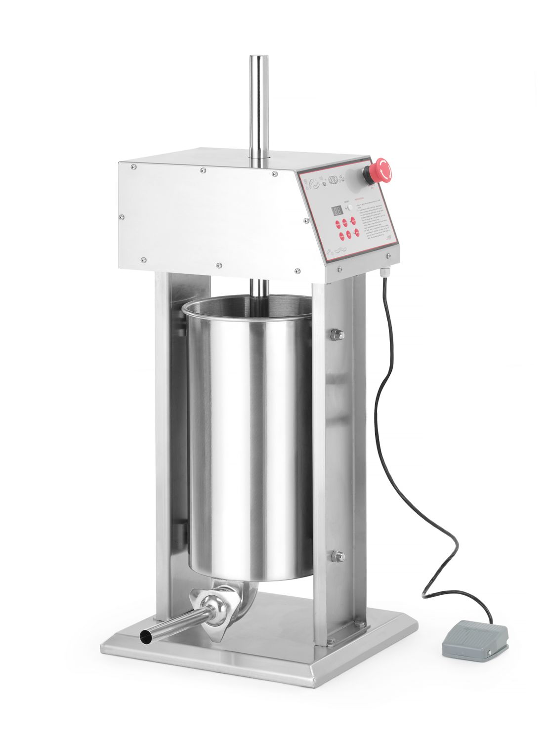 Elektrická plnička na klobásy, 15 l, HENDI, 15L, 230V/60W, 450x350x(H)750mm 282083