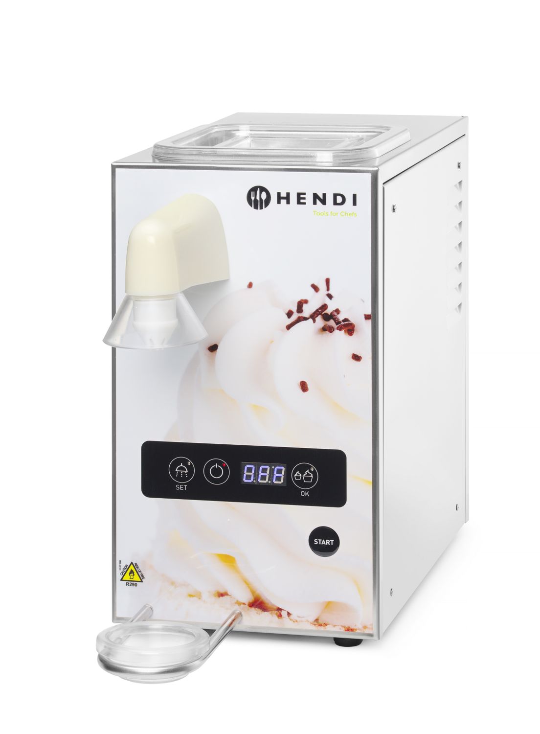 Automat na šľahačku elektronický HENDI 2,5, HENDI, 230V/500W, 400x230x(H)430mm Hendi , 2,5L, Kód: 290934