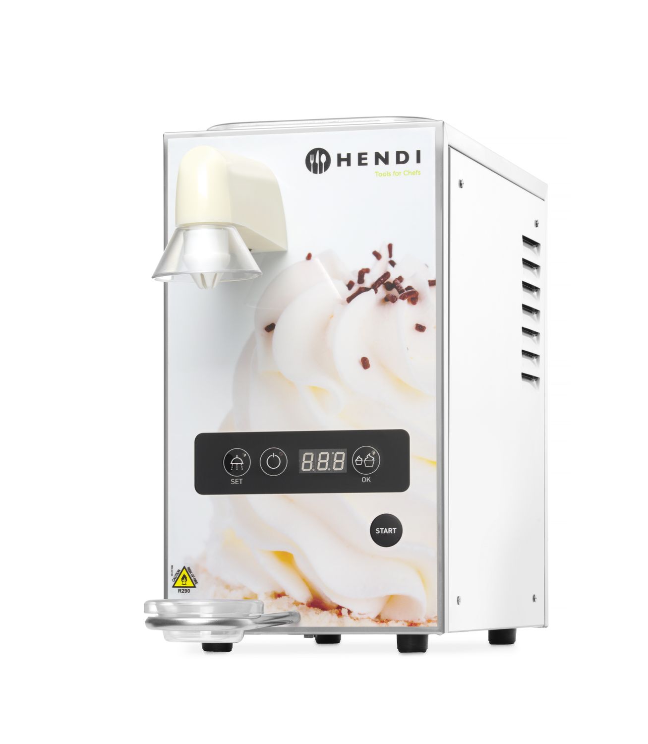 Automat na šľahačku elektronický HENDI 2,5, HENDI, 230V/500W, 400x230x(H)430mm Hendi , 2,5L, Kód: 290934