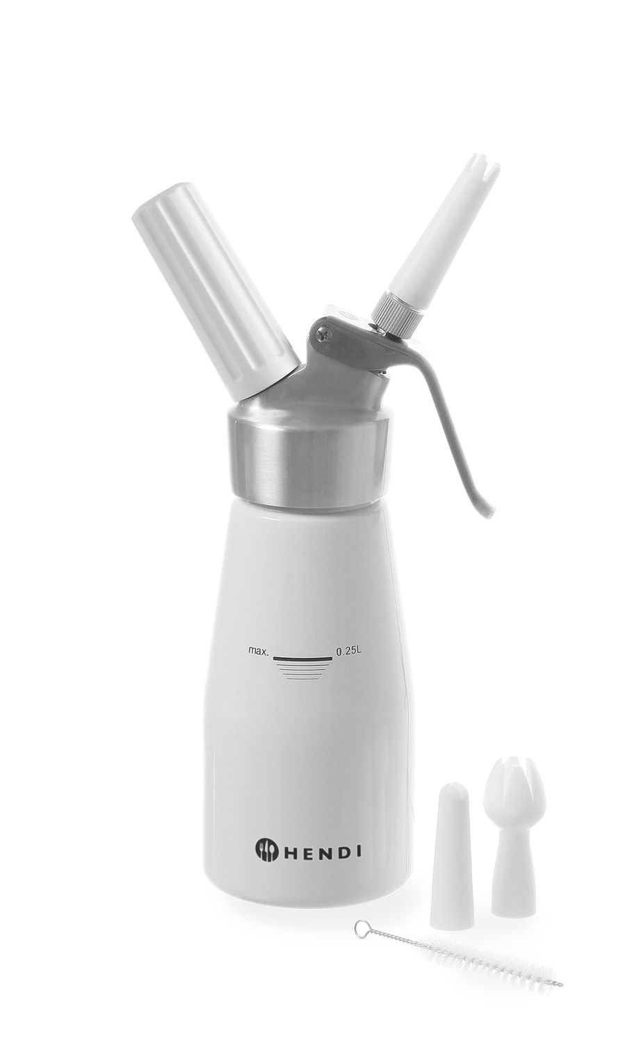 Sifónová fľaša na šľahačku, HENDI, Kitchen Line, 0,25L, ⌀80x(H)200mm KitchenLine 588031