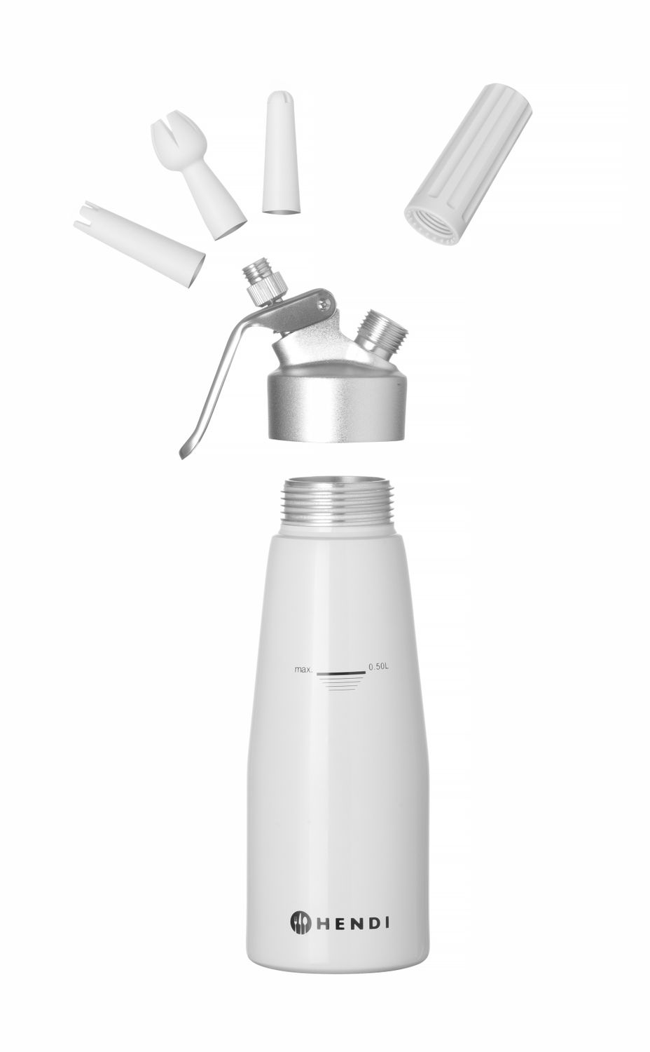 Sifónová fľaša na šľahačku, HENDI, Kitchen Line, 0,5L, ⌀80x(H)260mm KitchenLine 588369