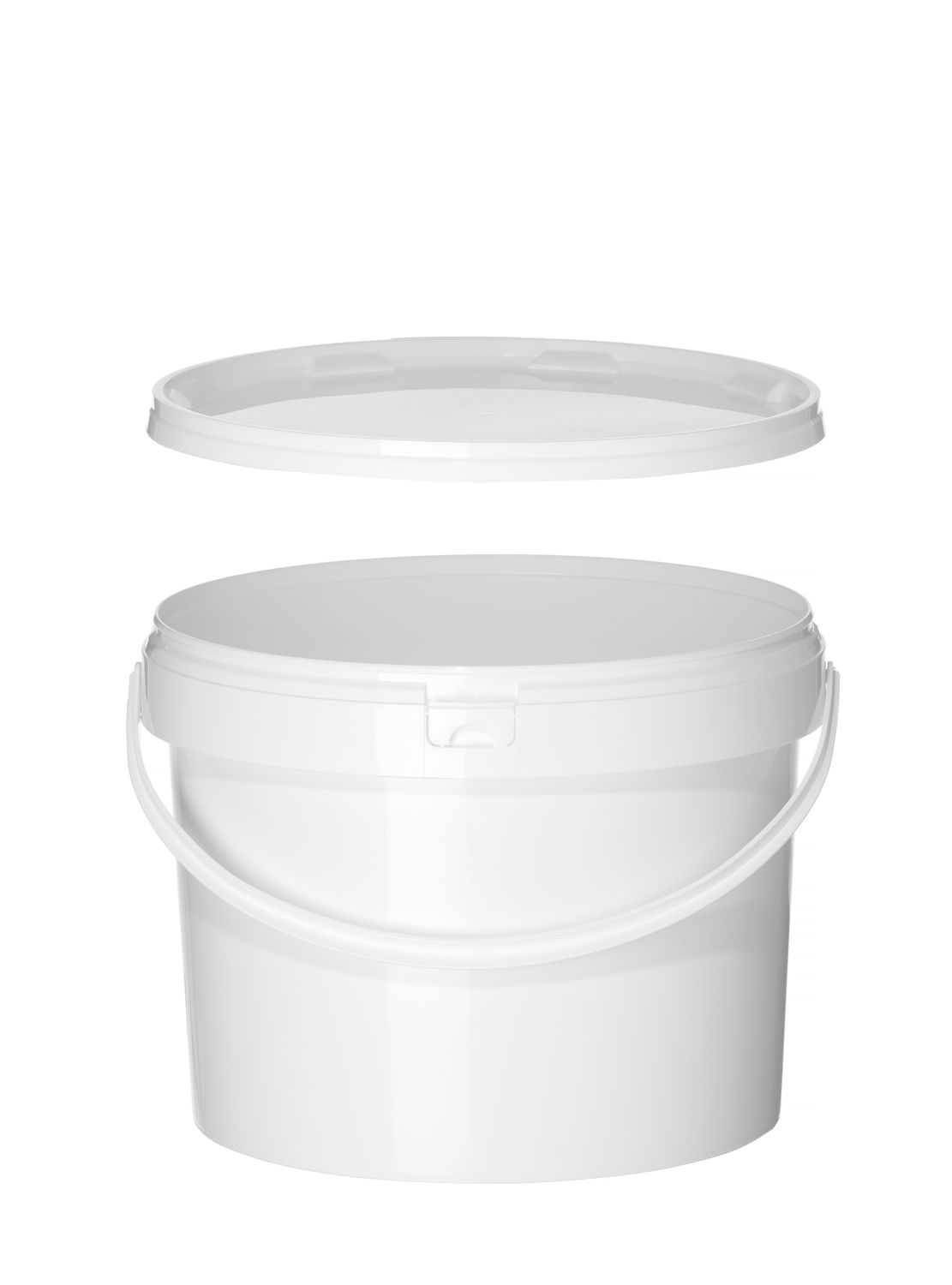 Vedro, HENDI, 11,5L, Biela, ⌀300x(H)230mm 196007