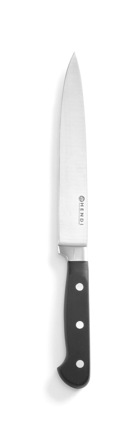 Nože Kitchen Line, HENDI, Kitchen Line, Čierna, (L)330mm tranšírovací, Kód: 781340