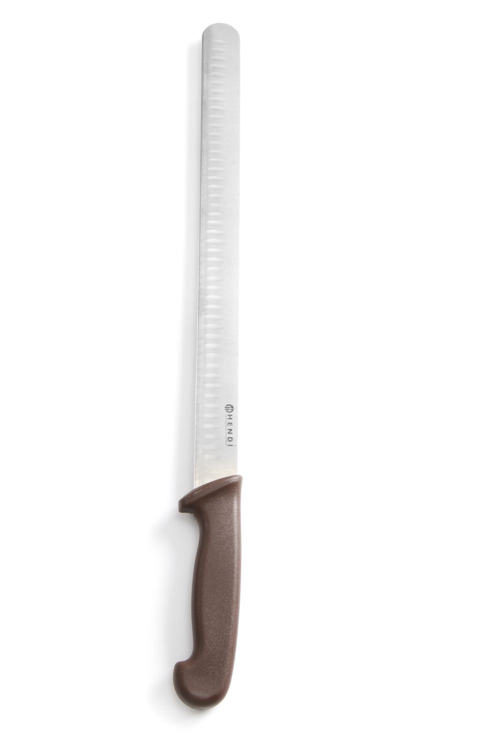 Nôž na kebab, stehno, šavarmu s guľatou ocieľkou, HENDI, Hnedá, (L)490mm hnedý, Kód: 842966