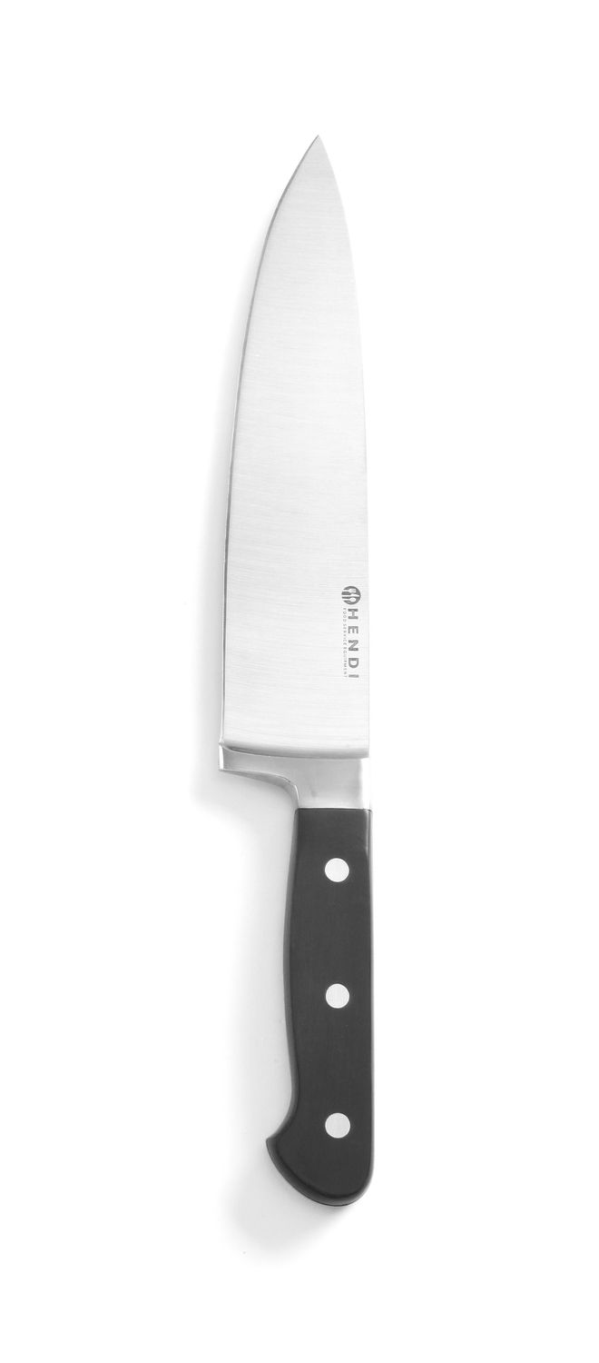 Kuchársky nôž, HENDI, Kitchen Line, Čierna, (L)340mm kuchársky, Kód: 781319