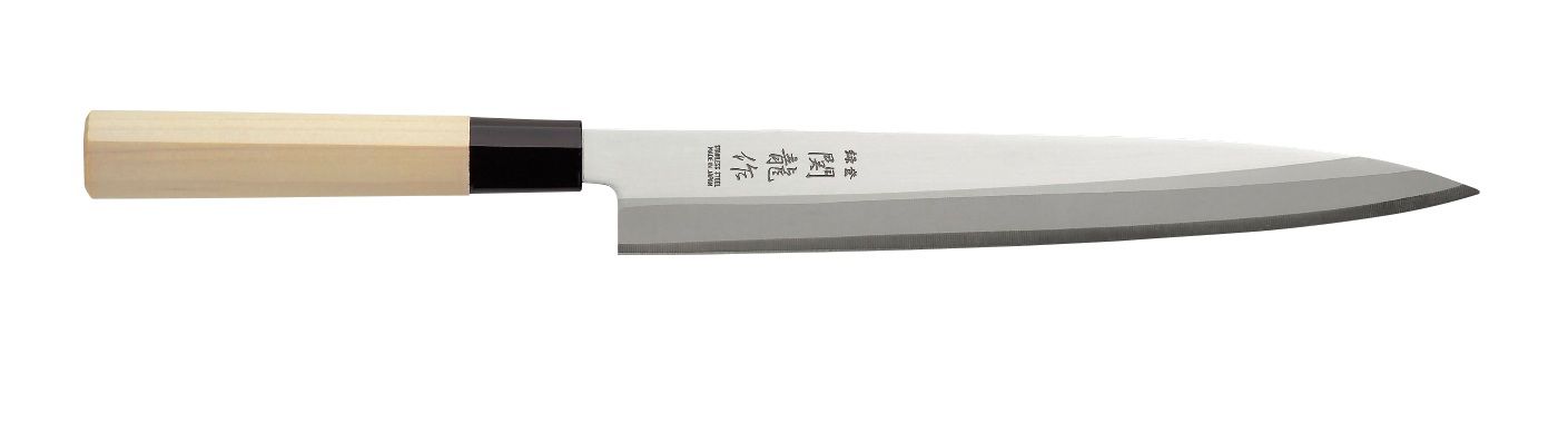 Japonský nôž Sashimi, HENDI, Svetlá dubová, (L)375mm 845042
