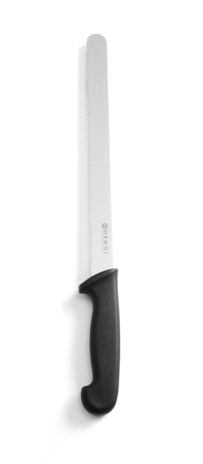 Nôž na chlieb, HENDI, Čierna, (L)430mm čierny, Kód: 843109