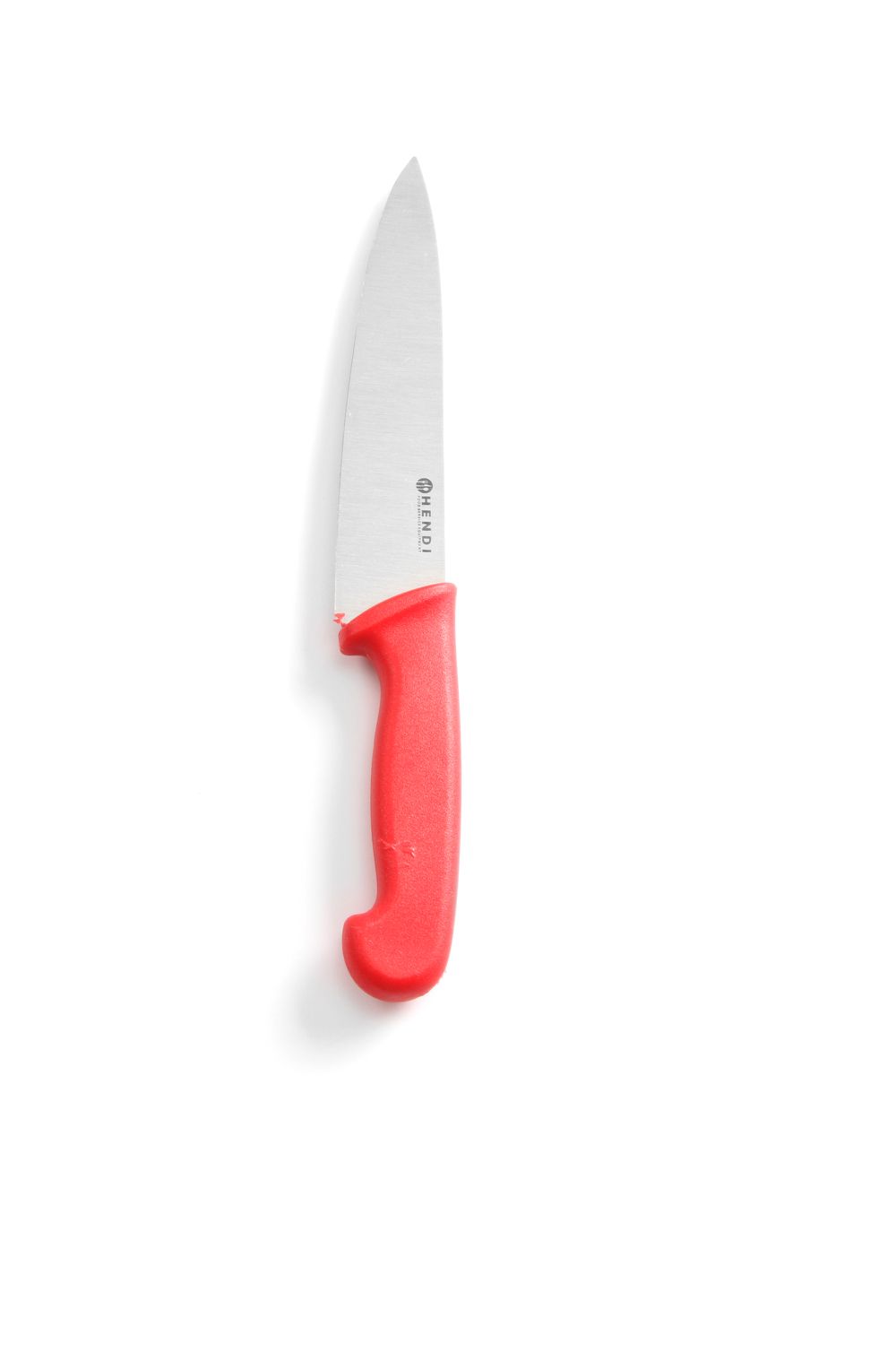 Nože HACCP červenej farby – na surové mäso, HENDI, Červená, (L)320mm červený, Kód:  842621