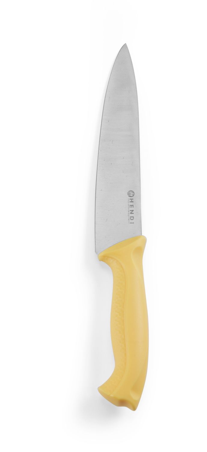 Nôž na varenie, HENDI, Žltá, (L)320mm žltý, Kód:  842638