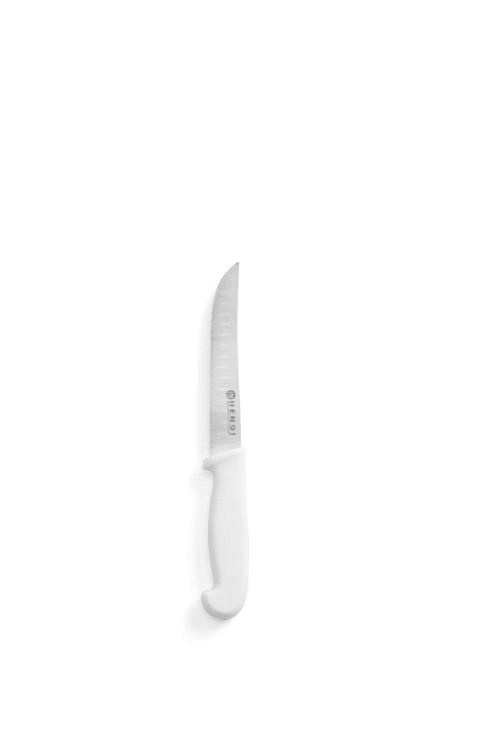 Univerzálny nôž s guľatou ocieľkou, HENDI, dlhý , Biela, (L)230mm biely, Kód: 842355