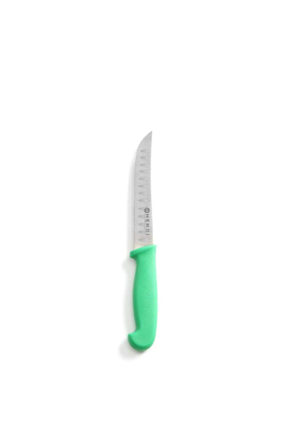 Univerzálny nôž s guľatou ocieľkou, HENDI, dlhý , Zelená, (L)230mm zelený, Kód: 842317