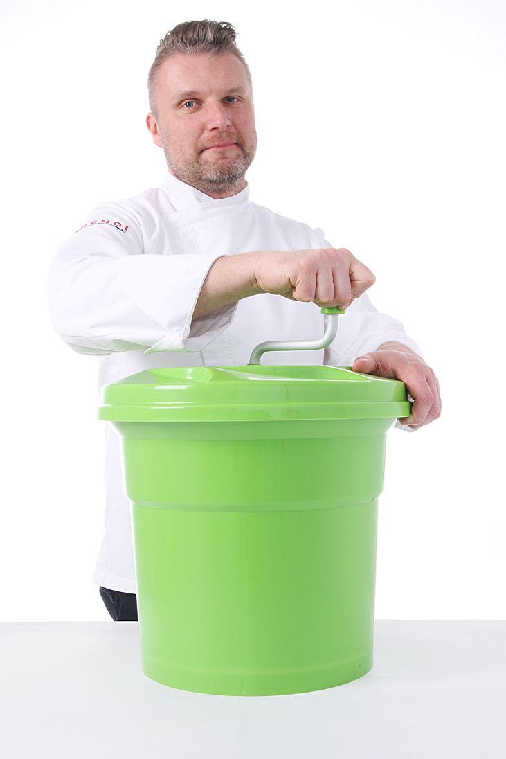 Odstredivka na šalát, HENDI, 25L, ⌀430x(H)530mm Kód: 222560