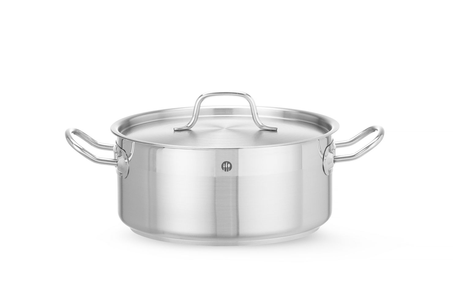Nízky hrniec – s pokrievkou, HENDI, Profi Line, 4,8L, ⌀240x(H)105mm ProfiLine 830406