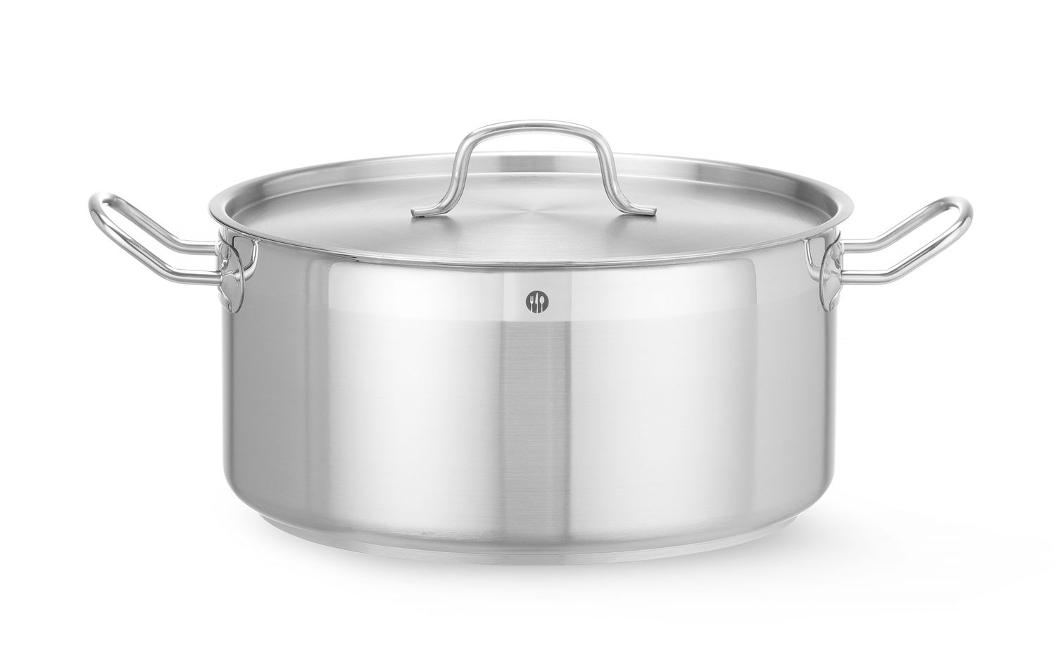 Nízky hrniec – s pokrievkou, HENDI, Profi Line, 12L, ⌀320x(H)150mm ProfiLine 830604