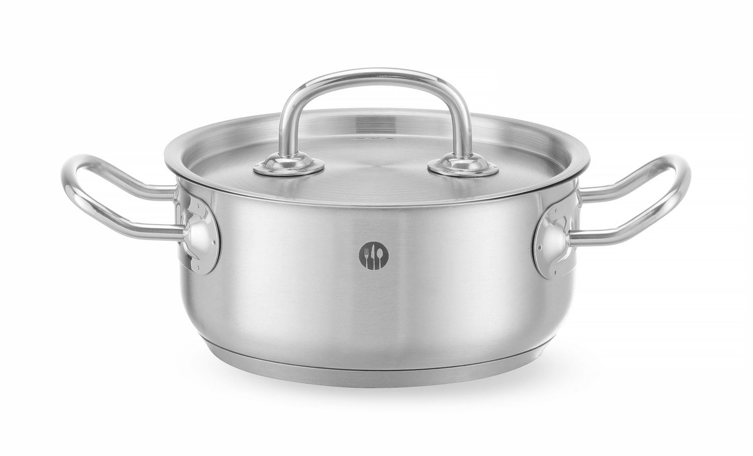 Nízky hrniec – s pokrievkou, HENDI, Kitchen Line, 1,5L, ⌀160x(H)75mm KitchenLine 836002