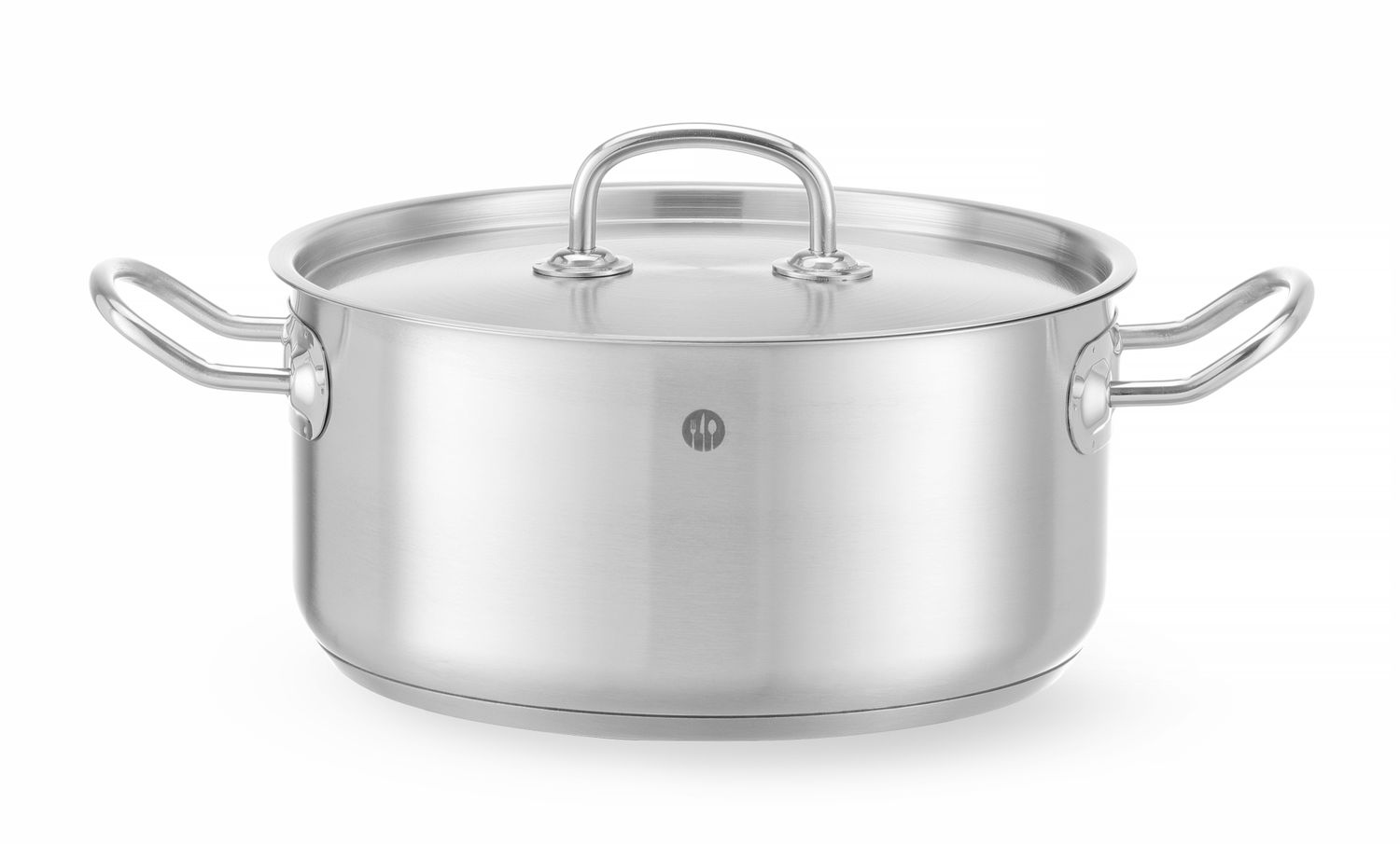 Nízky hrniec – s pokrievkou, HENDI, Kitchen Line, 4,9L, ⌀240x(H)110mm KitchenLine 836026