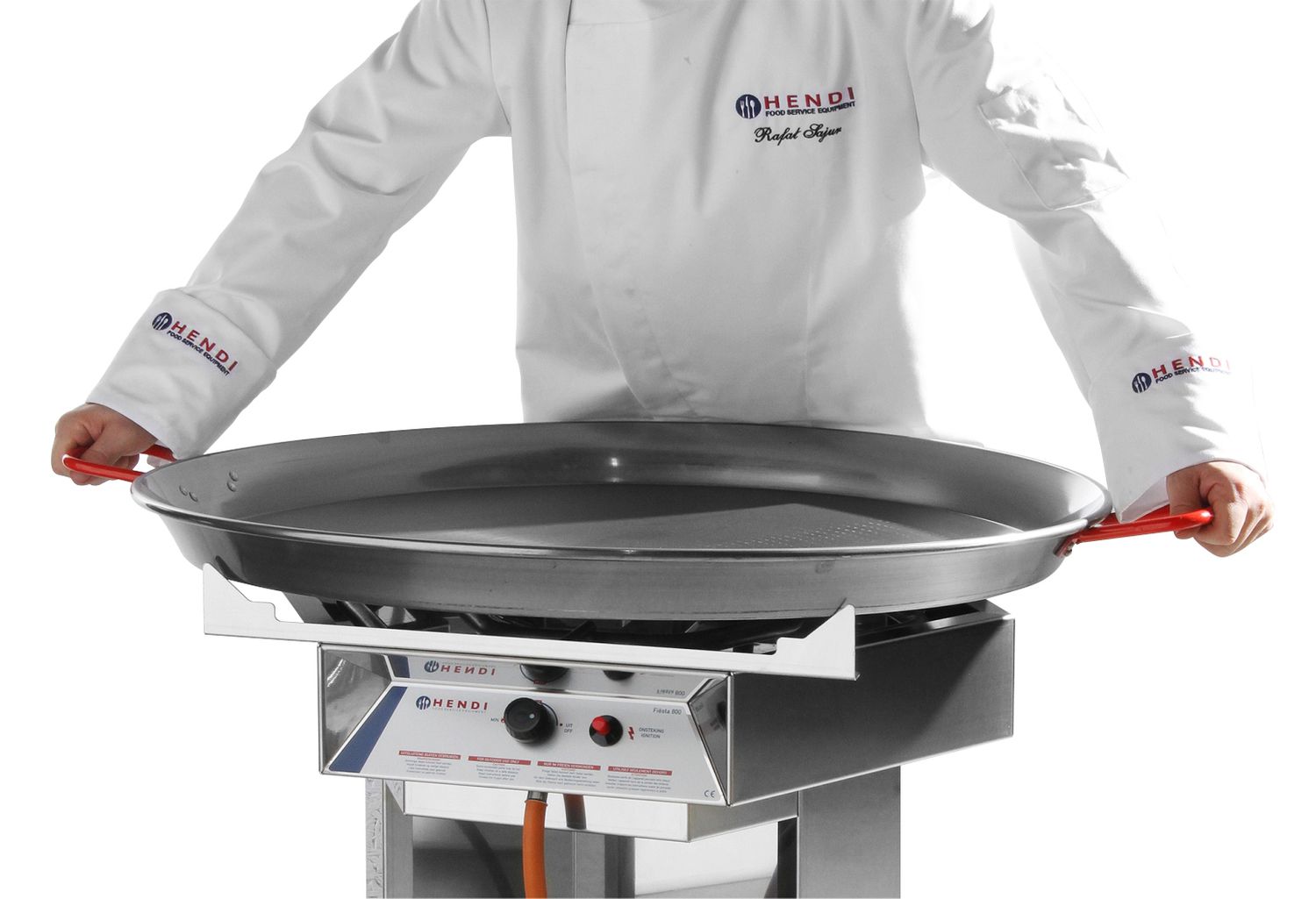 Panvica na paellu, HENDI, Vhodné pre plynový gril Fiesta 146002, ⌀600x(H)40mm 622407