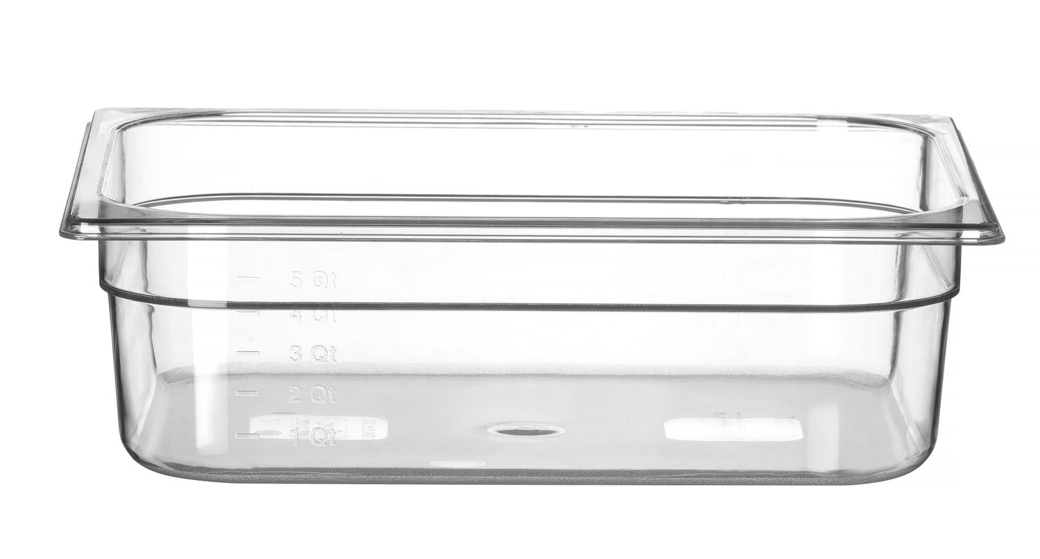 Nádoba GN 1/2, HENDI, Profi Line, GN 1/2, 6,5L, Priehľadná, 325x265x(H)100mm Kód: 861424