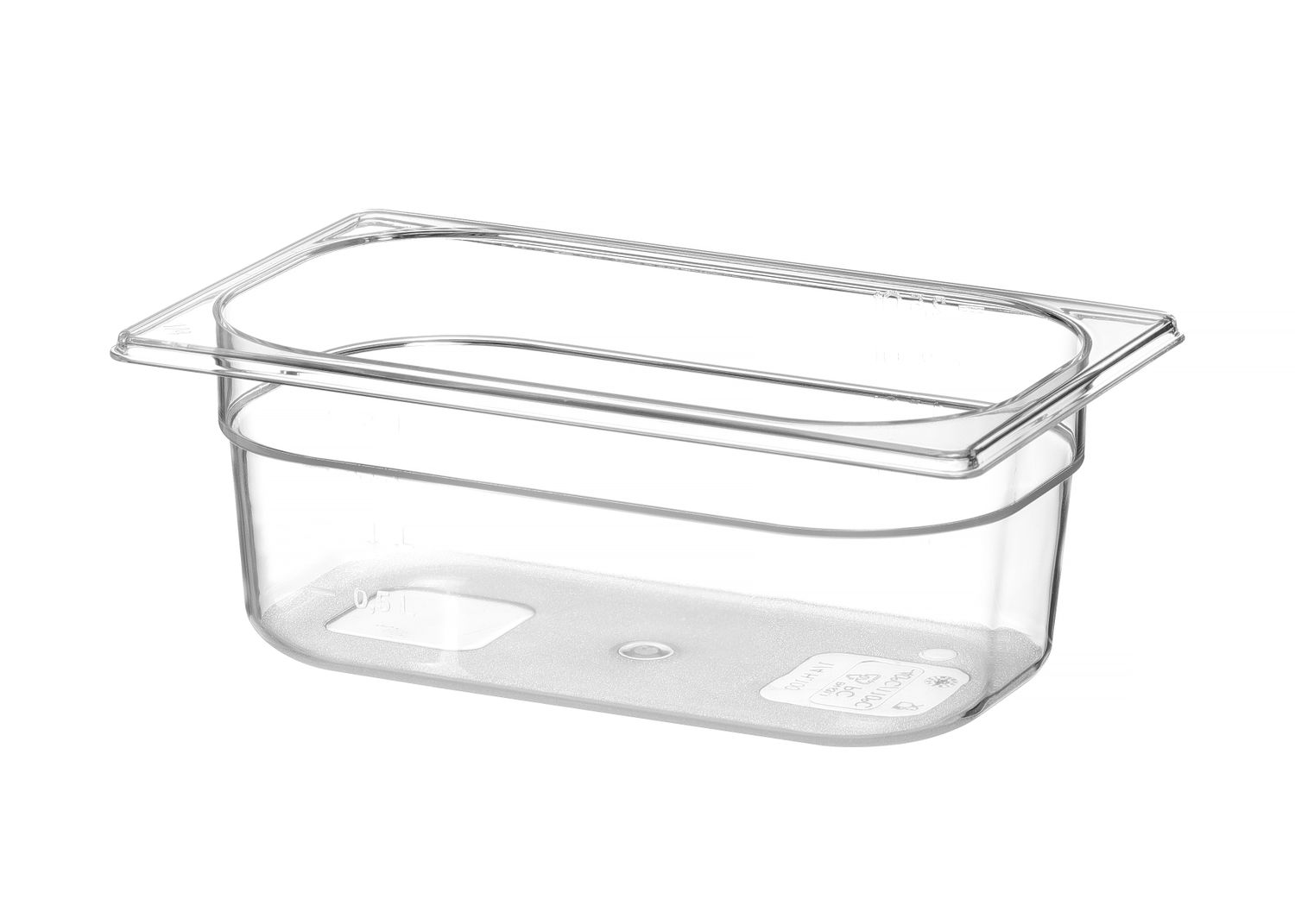 Nádoba GN 1/4, HENDI, Profi Line, GN 1/4, 2,8L, Priehľadná, 265x162x(H)100mm Kód: 861622