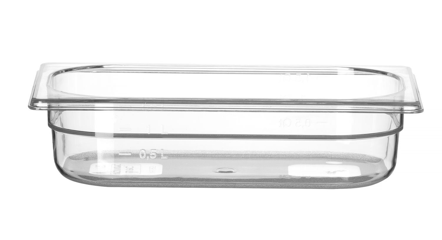Nádoba GN 1/4, HENDI, Profi Line, GN 1/4, 1,8L, Priehľadná, 265x162x(H)65mm Kód: 861639