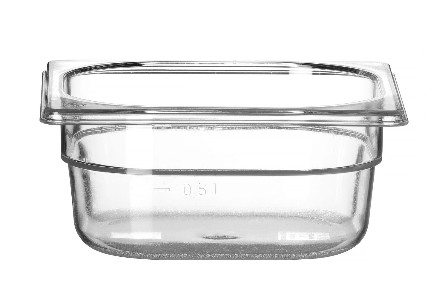 Nádoba GN 1/6, HENDI, Profi Line, GN 1/6, 1L, Priehľadná, 176x162x(H)65mm Kód: 861738