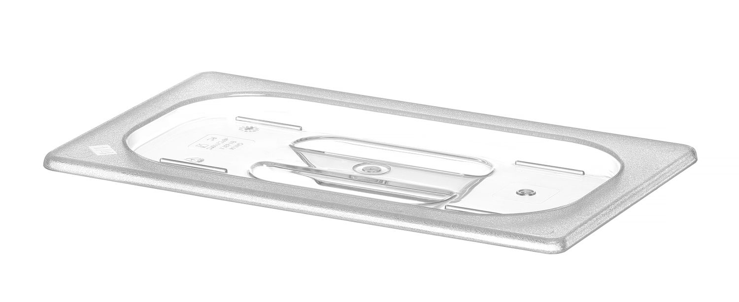 Pokrievka pre nádoby GN z polykarbonátu, HENDI, GN 1/4, Priehľadná, 265x162mm Kód: 864142