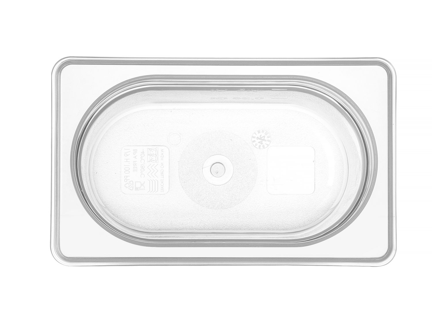Nádoba GN 1/9, HENDI, GN 1/9, 0,6L, Priehľadná, 176x108x(H)65mm Kód: 880562