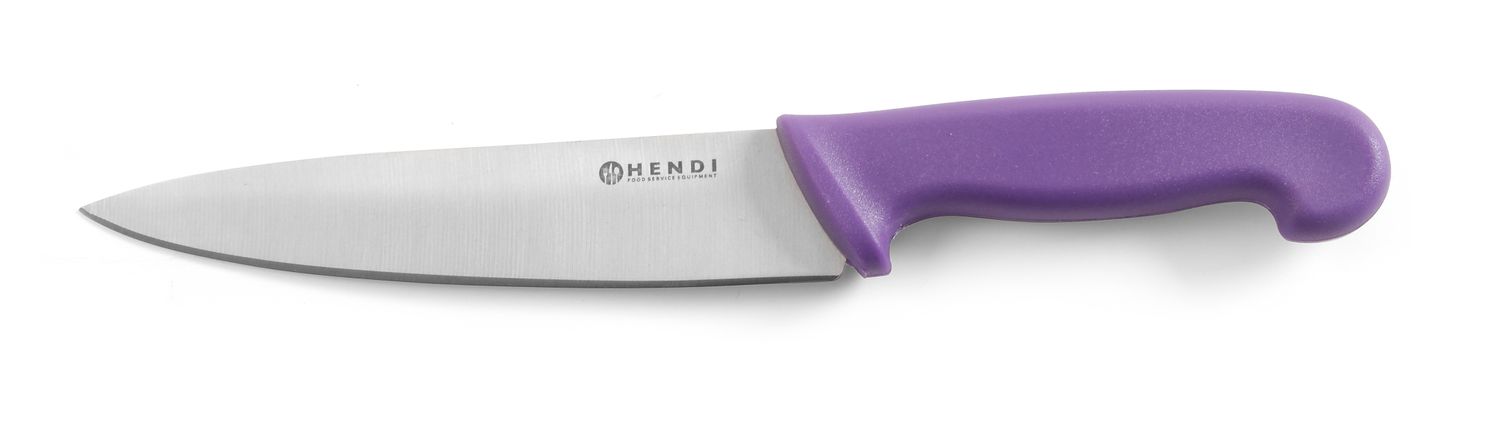 Nôž šéfkuchára, HENDI, Fialová, (L)320mm fialový, Kód:  842676