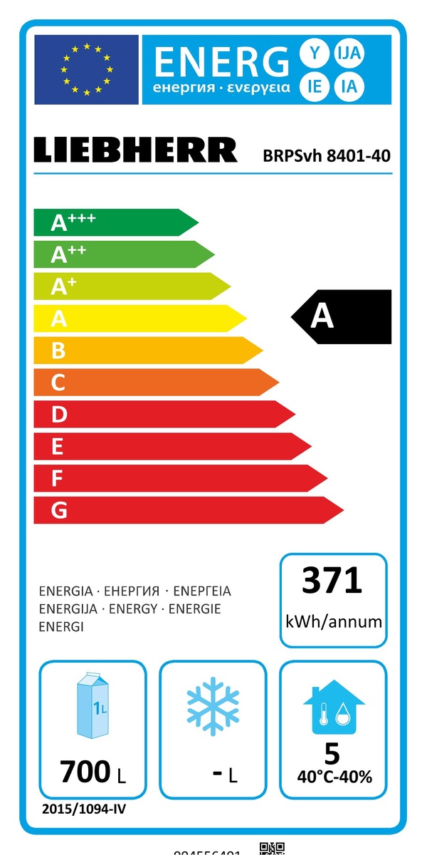 Profesionálna pekárenská chladnička (pre EN plechy) BRPSvh 8401-40