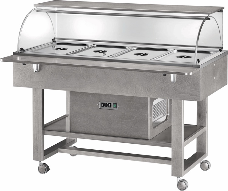 Chladený gastrobufet ELR2826BTCE -ash gray