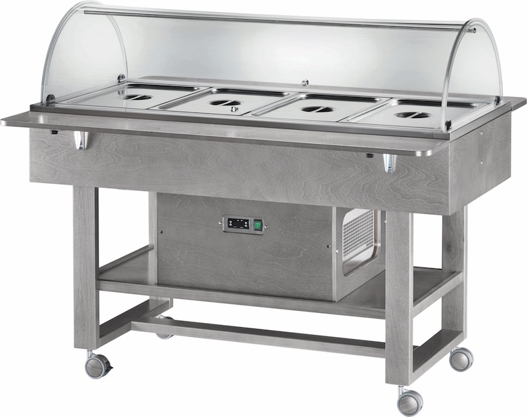 Chladený gastrobufet ELR2827BTCE -ash gray