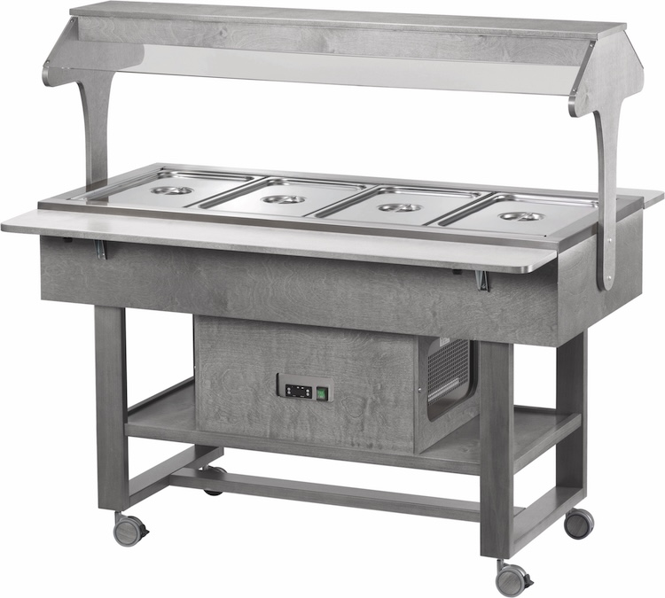 Chladený gastrobufet ELR2825BTCE -ash gray