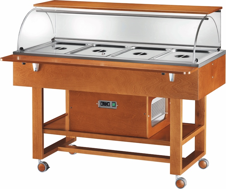 Chladený gastrobufet ELR2826BT -walnut