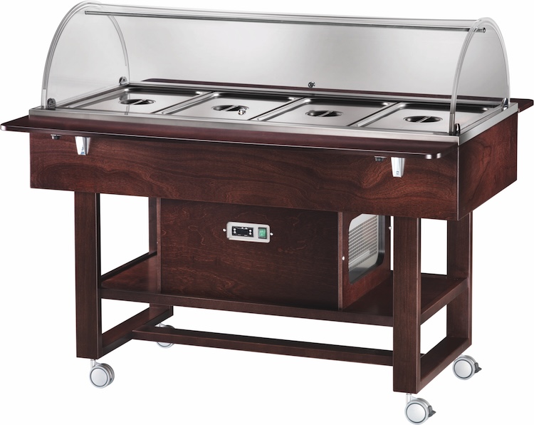 Chladený gastrobufet ELR2827BTW -wenge