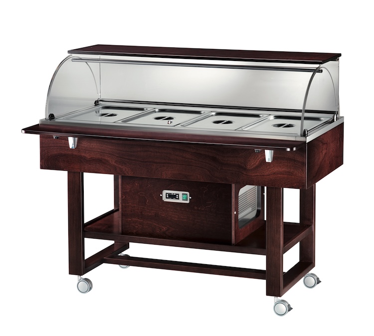 Chladený gastrobufet ELR2826W -wenge